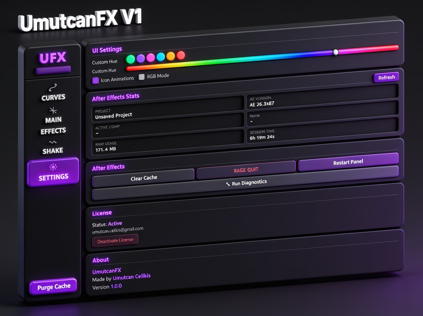 UmutcanFX Panel